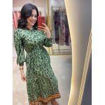 Vestido Veronica Verde Animal print