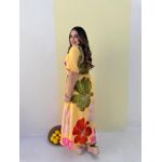 Vestido Sol Amarelo Estampado
