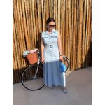 Vestido Mavie Azul Bebê