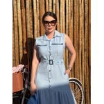 Vestido Mavie Azul Bebê