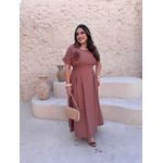 Vestido Luna Marrom