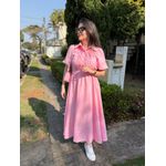 Vestido Beatriz Rosa Plus
