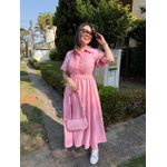 Vestido Beatriz Rosa Plus