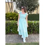  Vestido Ester Verde Água