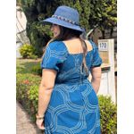 Vestido Nataly Azul Estampado