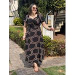 Vestido Nataly Preto Estampado