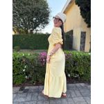 Vestido Maya Amarelo Manteiga