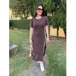 Vestido Pamela Marrom