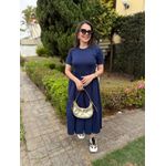  Vestido Cecilia Azul Marinho 
