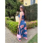 Chemise Barbara Azul Estampado