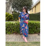 Chemise Edna Azul Estampado