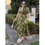 Vestido Brenda Verde Floral