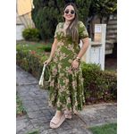 Vestido Brenda Verde Floral