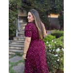 Vestido Adriana Vinho Liberty