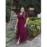 Vestido Adriana Vinho Liberty