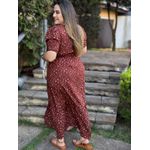 Vestido Adriana Marrom Liberty