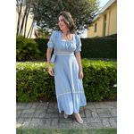 Vestido Cintia Azul Bebê