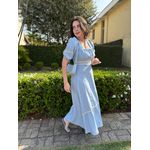 Vestido Cintia Azul Bebê