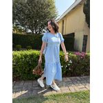 Vestido Samara Azul Bebê
