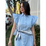 Chemise Lua Azul Bebê