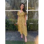 Vestido Nataly Amarelo Liberty Plus 