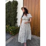 Vestido Nataly Branco Liberty