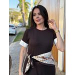 Vestido Gisele Marrom