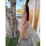 Vestido Emili Terracota Estampado