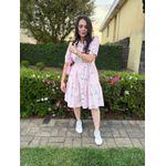 Chemise Laís Rosa Listrado