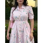 Chemise Laís Rosa Listrado