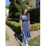 Vestido Alicia Azul Marinho Liberty