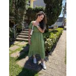 Vestido Alicia Verde Olivia Liberty