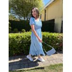 Vestido Alicia Azul Bebê Liberty