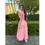 Vestido Catarina Rosa Poá