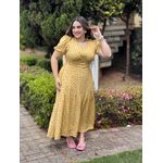 Vestido Lara Amarelo Liberty