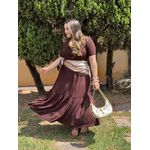 Vestido Cecilia Marrom