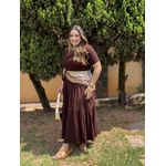 Vestido Cecilia Marrom