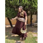 Vestido Cecilia Marrom