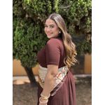 Vestido Cecilia Marrom