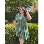 Chemise Renata Verde Listra