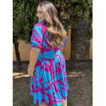 Chemise Renata Rosa Estampado