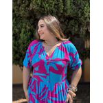 Chemise Renata Rosa Estampado