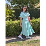 Vestido Beatriz Verde Agua