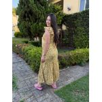Vestido Carla Amarelo Liberty 