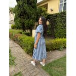 Chemise Virginia Azul Listrado