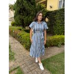 Chemise Virginia Azul Listrado