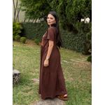 Vestido Samanta Marrom