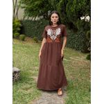 Vestido Samanta Marrom