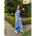 Chemise Isadora Azul Listrado 