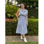 Chemise Lavinia Azul Listrado